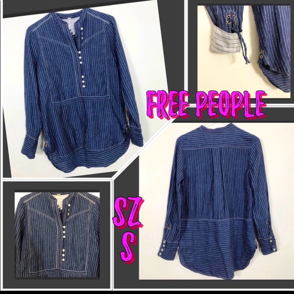 Sz S Free People denim top